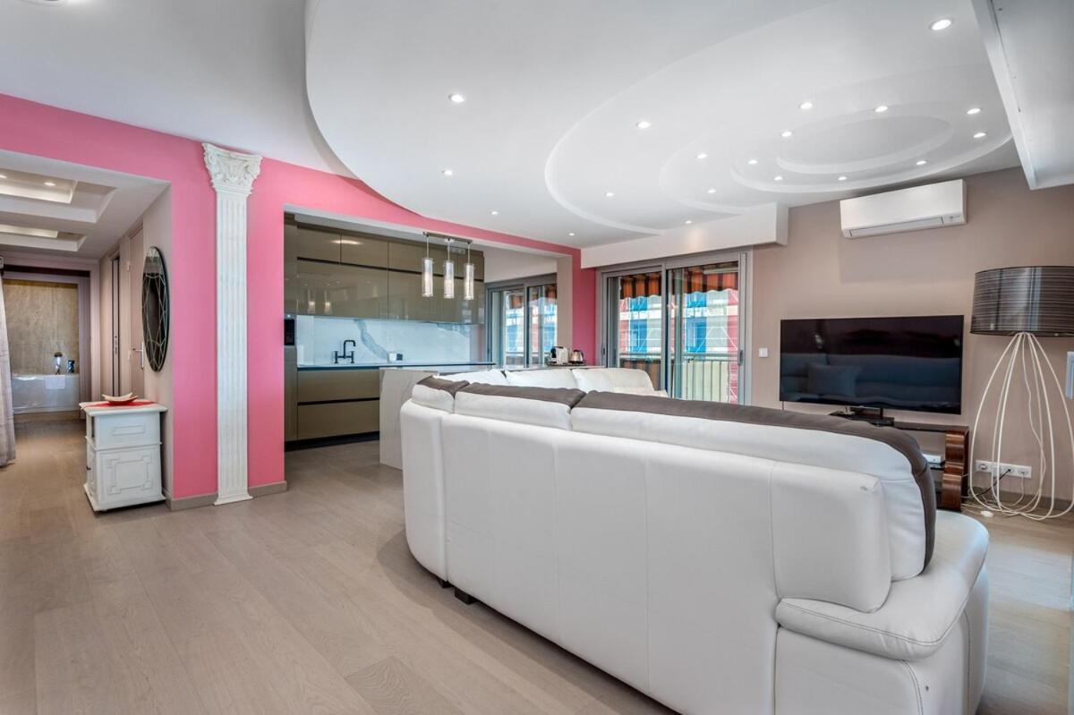 La Pompadour - Luxueux 3 P, Vue Mer, 3 Min Croisette Appartement Cannes